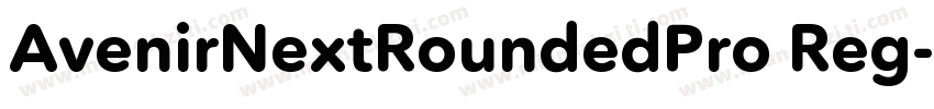 AvenirNextRoundedPro Reg字体转换